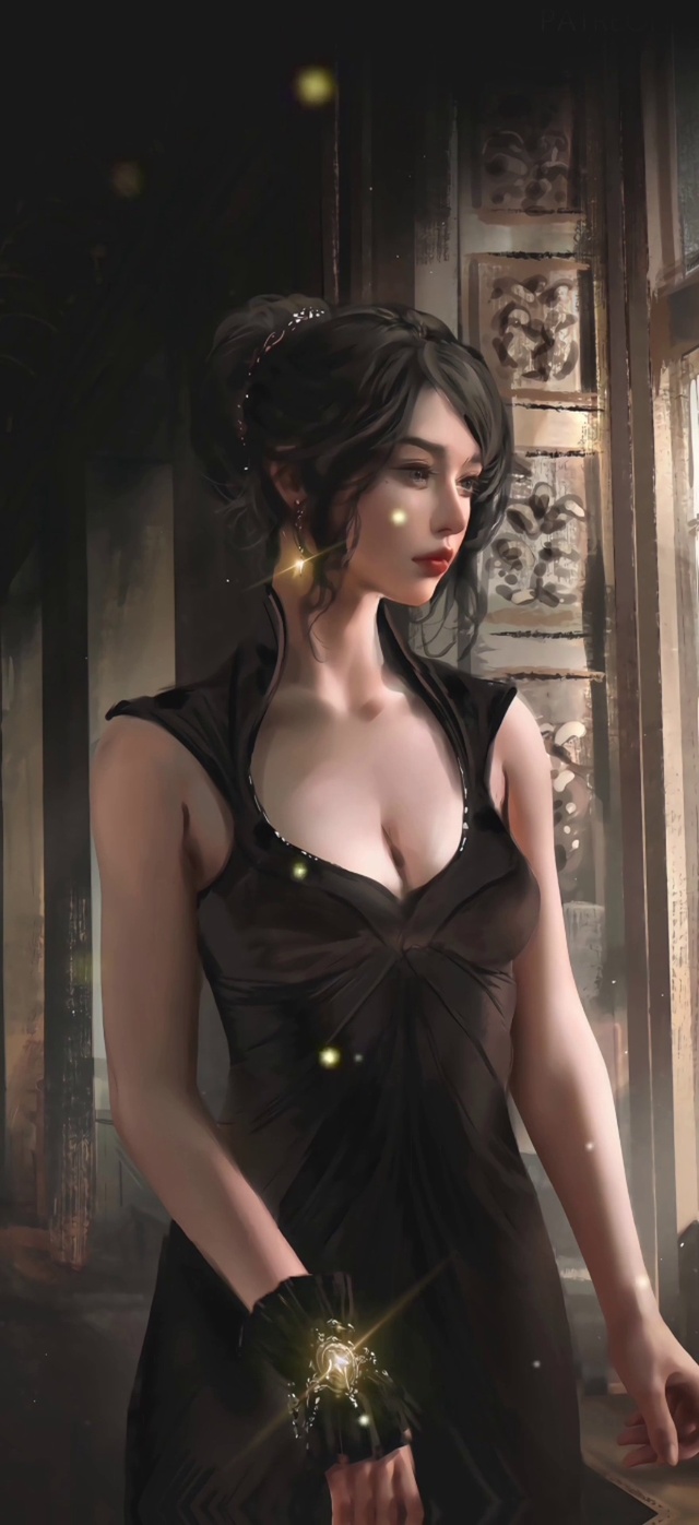 很美很性感的插画鬼刀女神