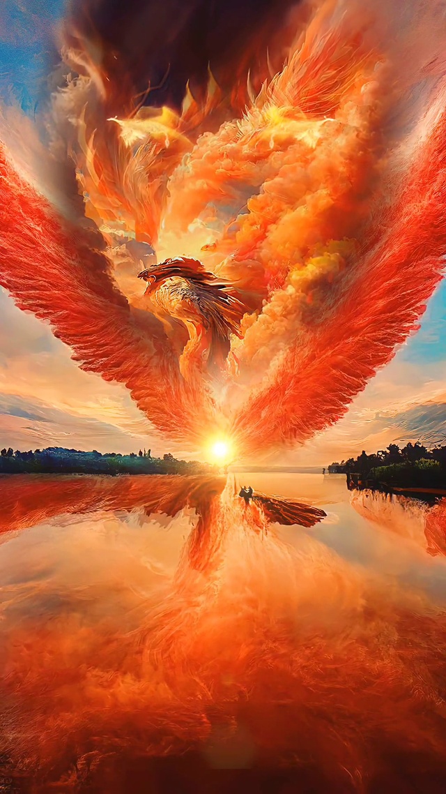 凤凰于飞，翙翙其羽。