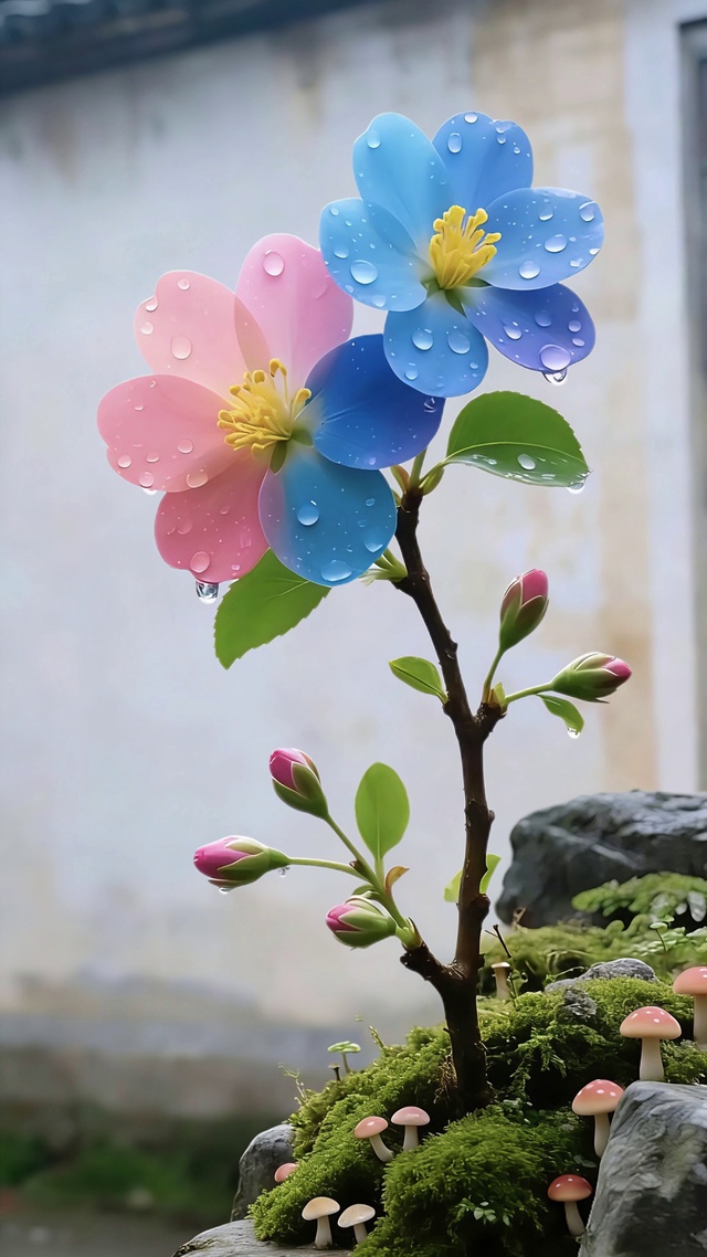 七彩花