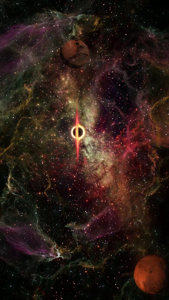 3D星空黑洞吞噬-竖屏