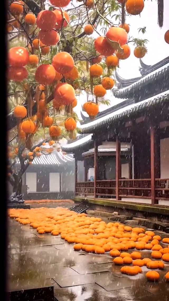 “柿柿”如意(风景手机动态壁纸) - 风景手机壁纸下载 - 元气壁纸