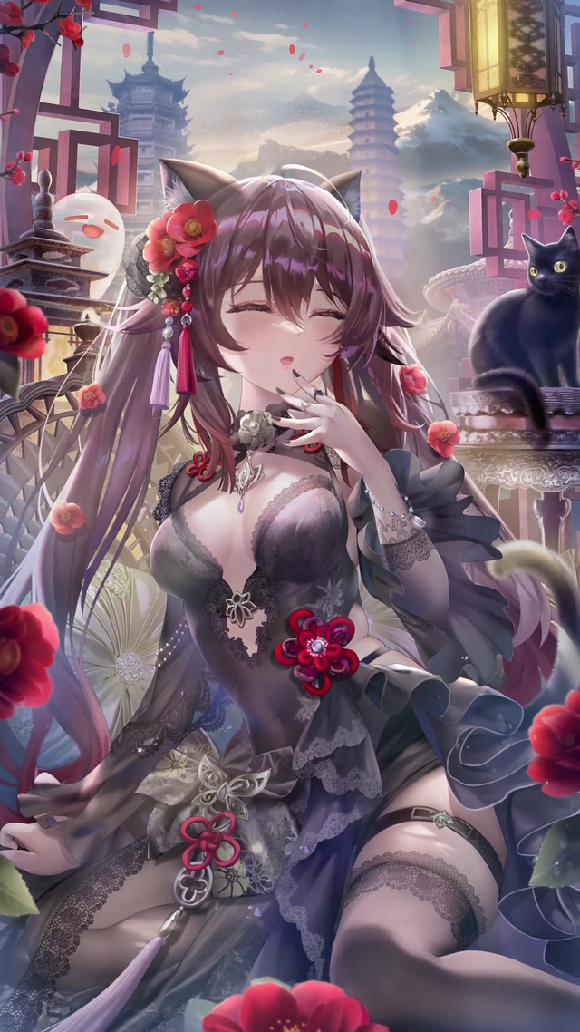 【原神】胡桃 黑猫彼岸