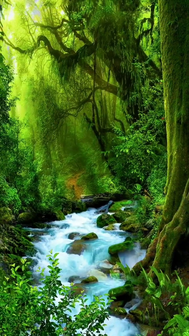 绿意盎然，令人沁人心脾