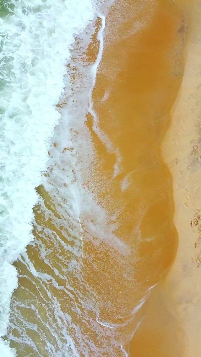 解压沙滩海浪4K