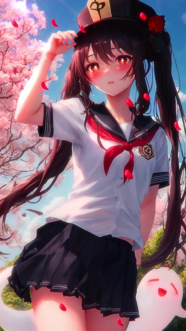 樱花树下樱花雨——胡桃