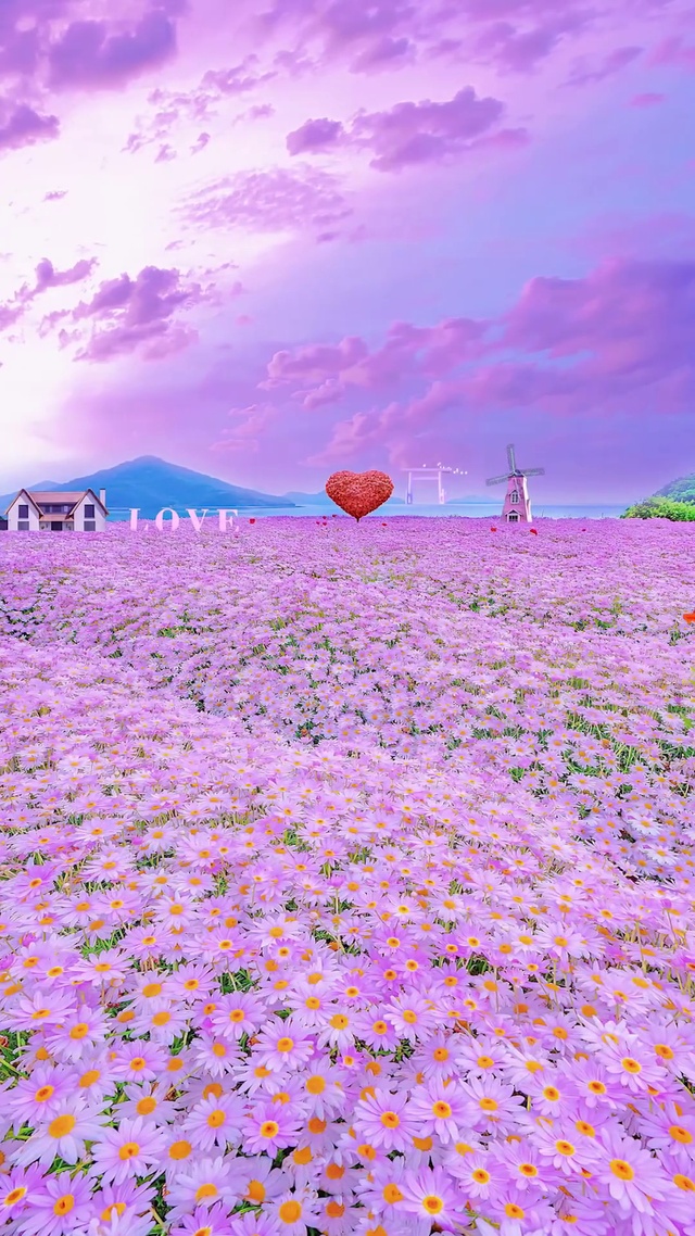 唯美浪漫小雏菊花海