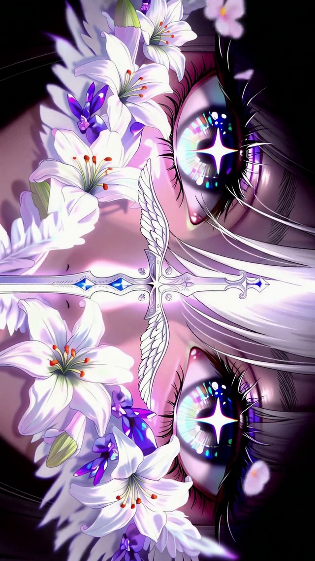 闪耀星瞳百合眨眼动态