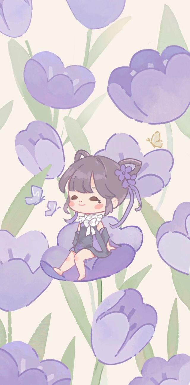 【剑网3】藏在花朵里的小精灵-花萝