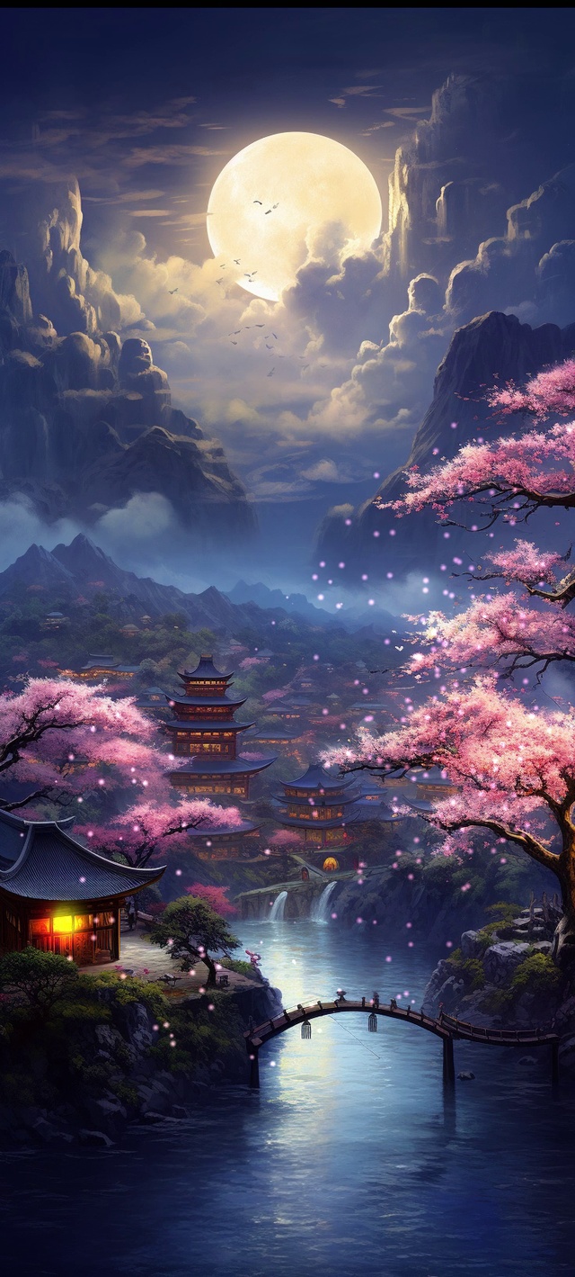 春江花月夜动漫图