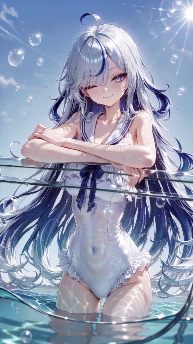 泳装萝莉