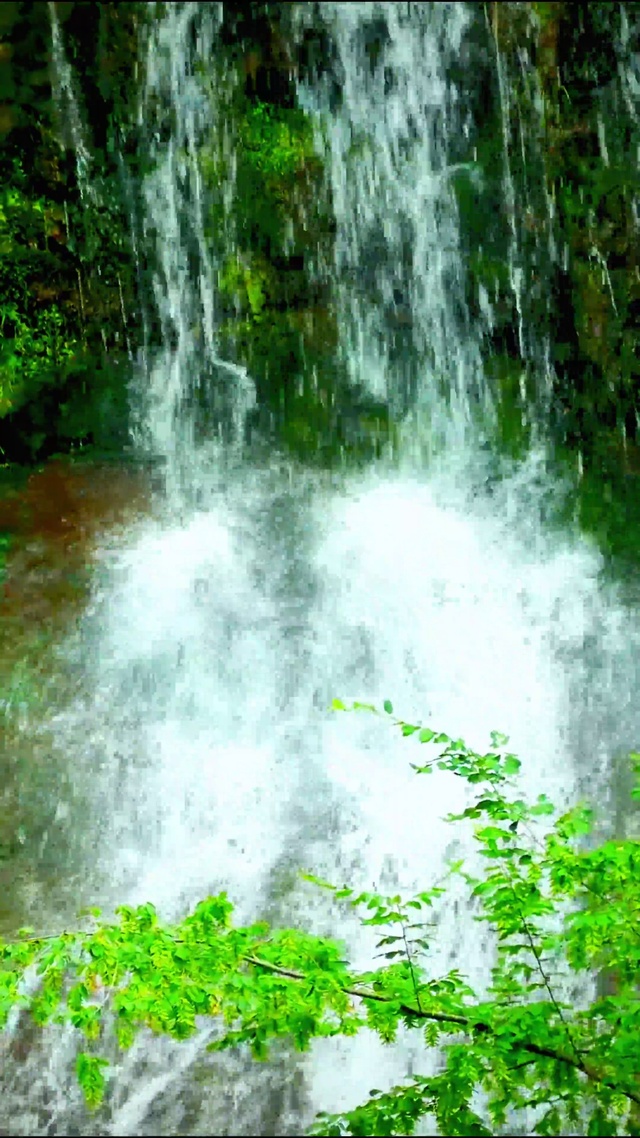 护眼山间瀑布 4K