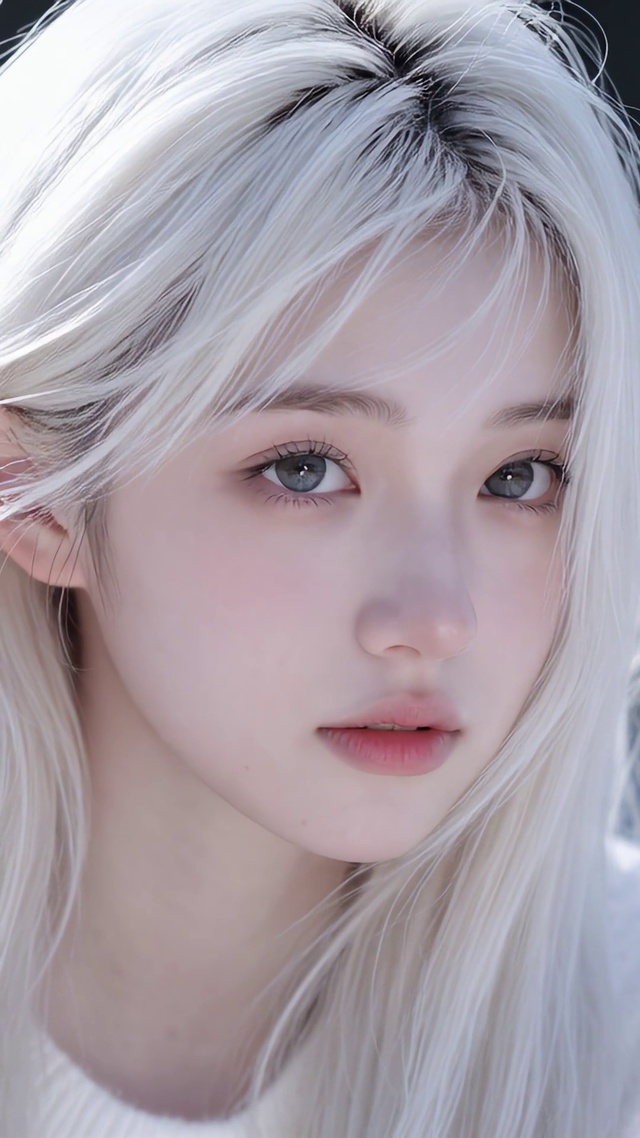 银发少女