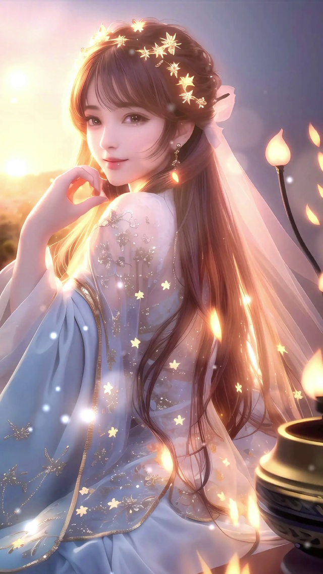 梦幻可爱长发少女