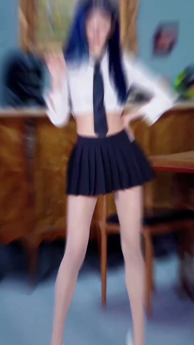 妖艳美女变装
