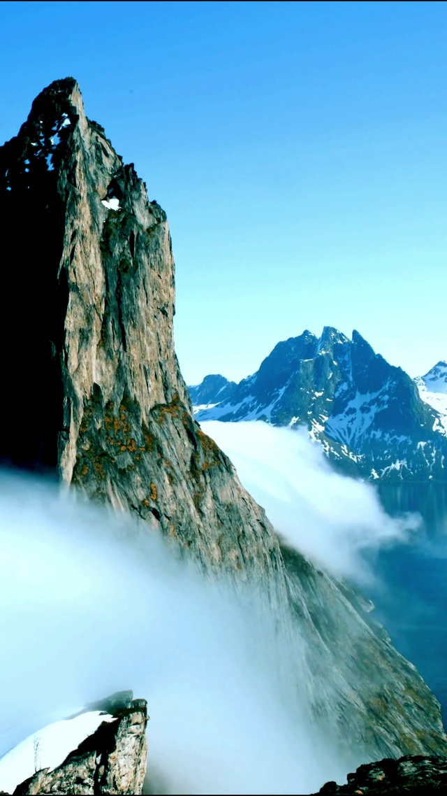 唯美雪山仙境4K