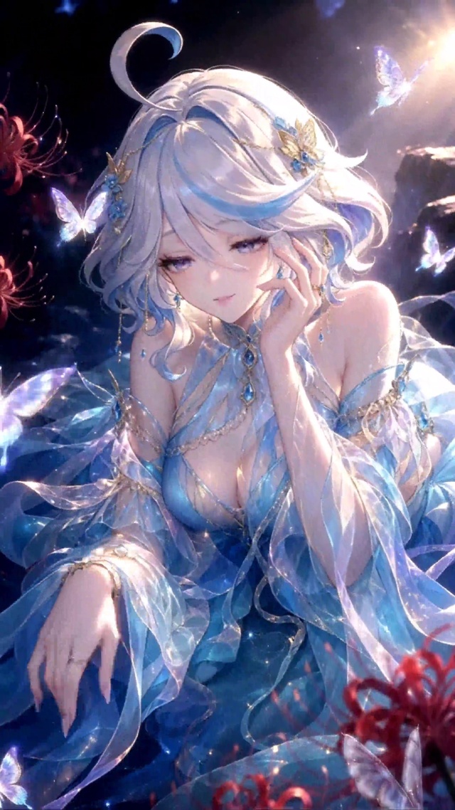 彼岸花中芙宁娜