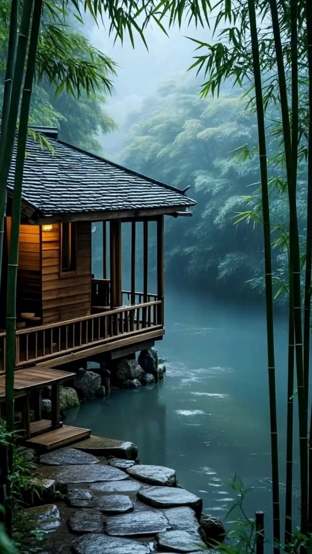 湖边小屋