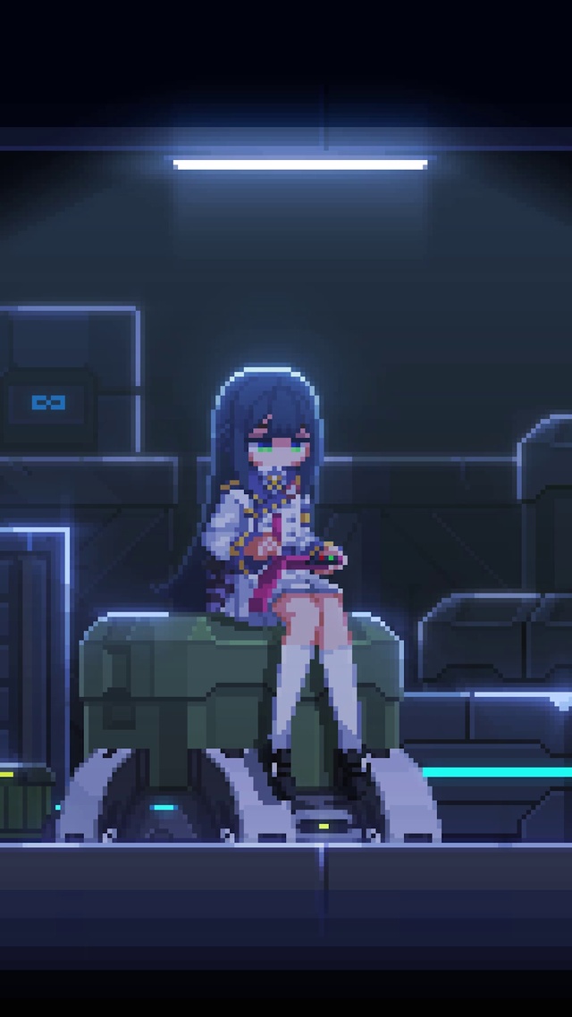 像素风游戏女孩