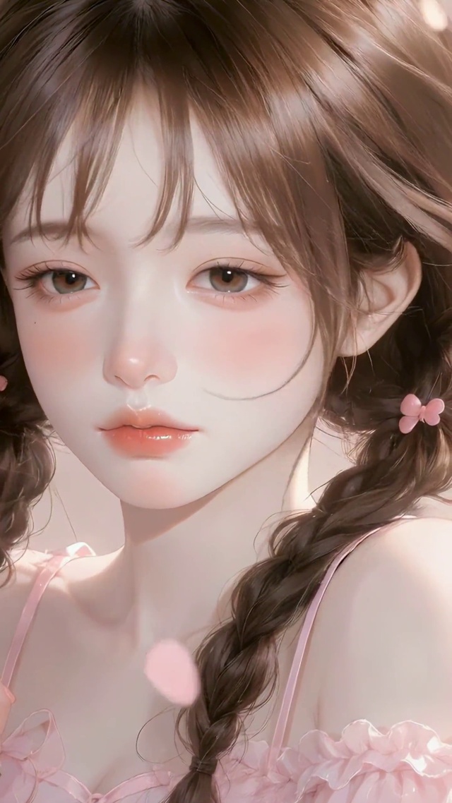 柔光里的粉色浪漫
