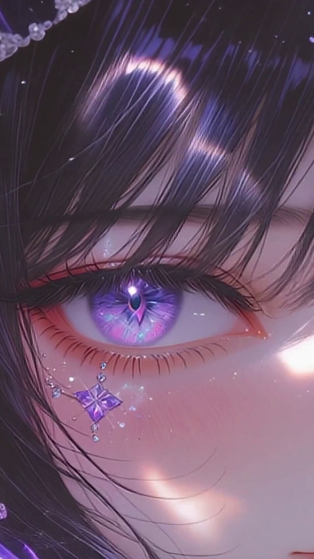 浪漫水晶女孩高清4k