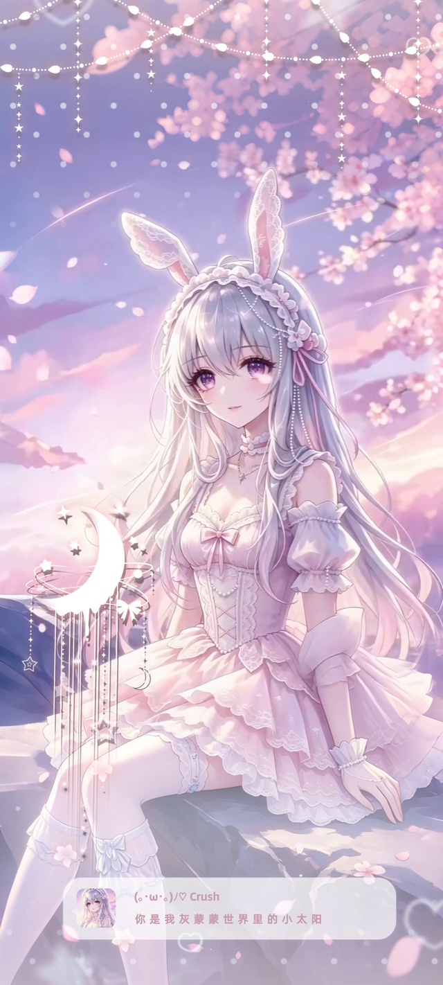 海边樱落少女