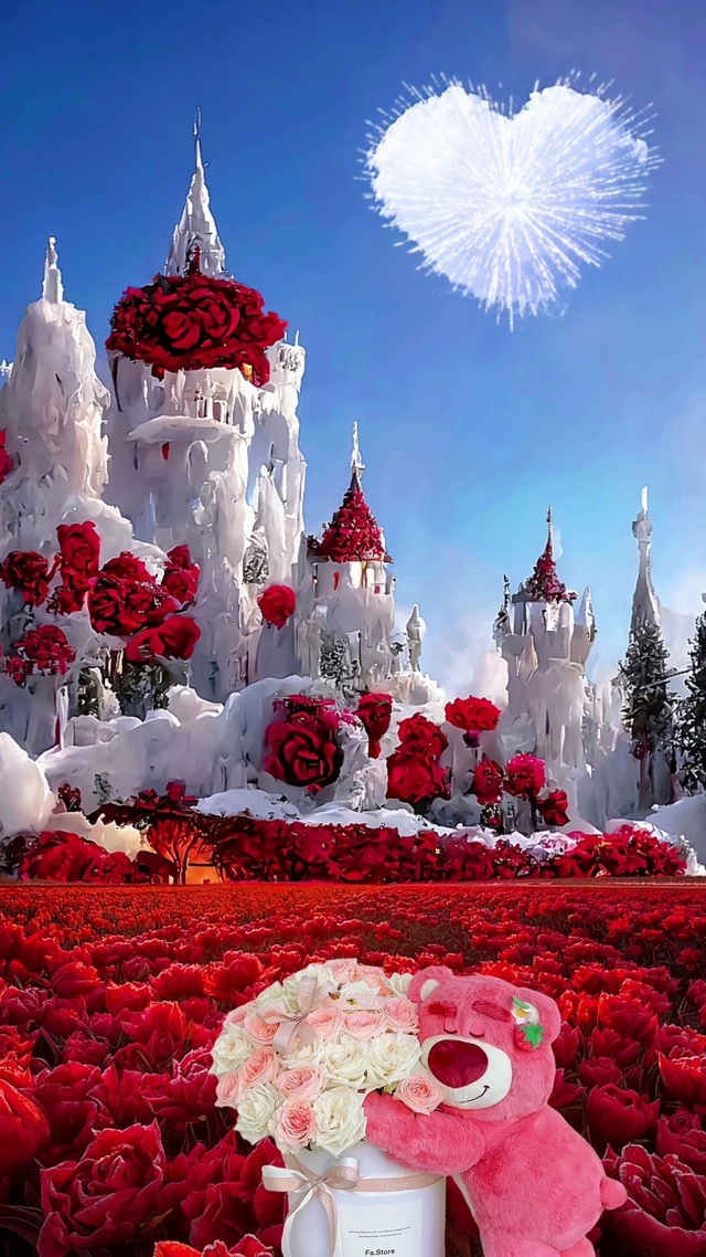 红色浪漫城堡