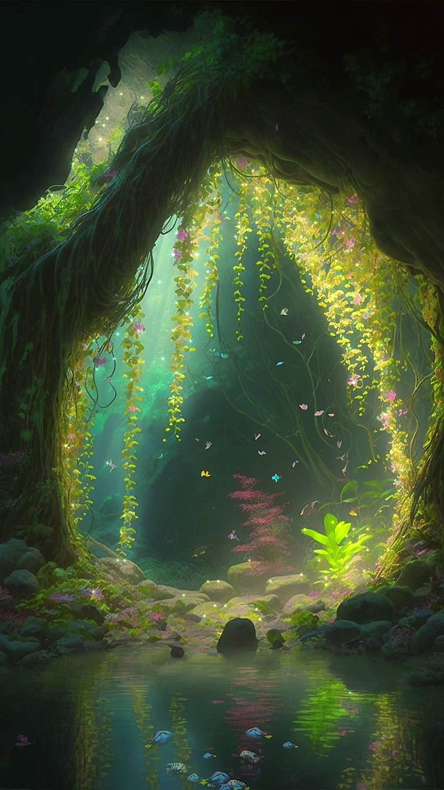 荧光山谷