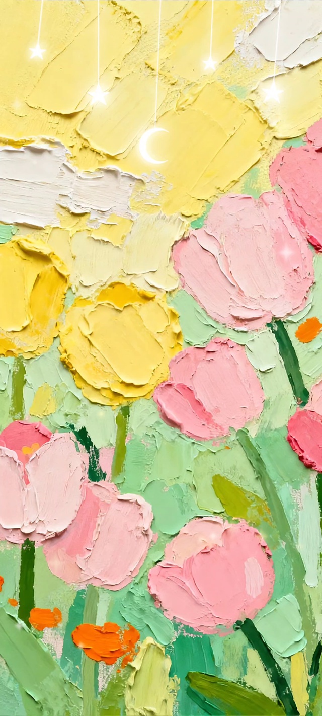 小清新夏天的马卡龙郁金香