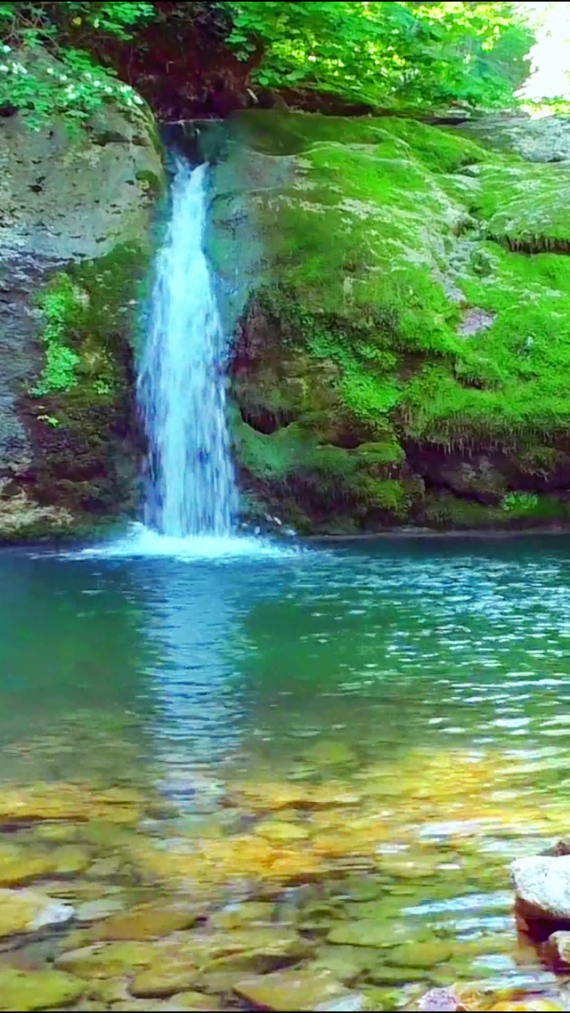 治愈山涧流水4K