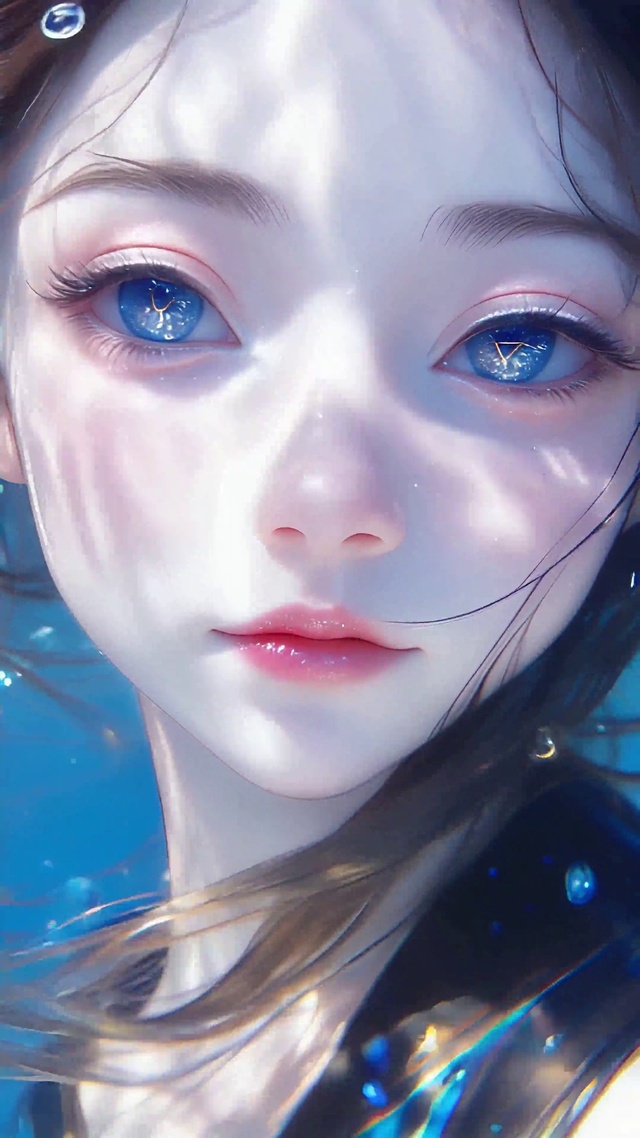 星瞳少女 · 冷蓝水瞳