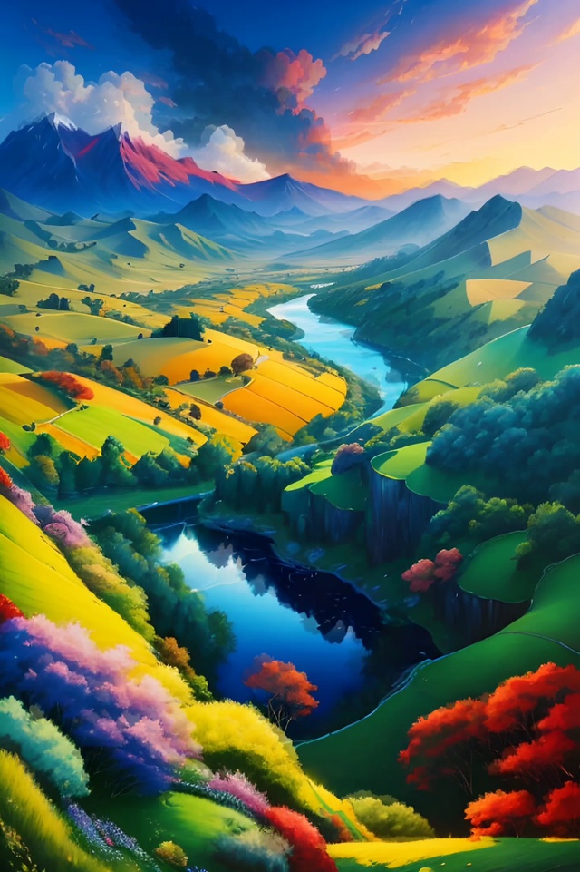 梦幻风景画