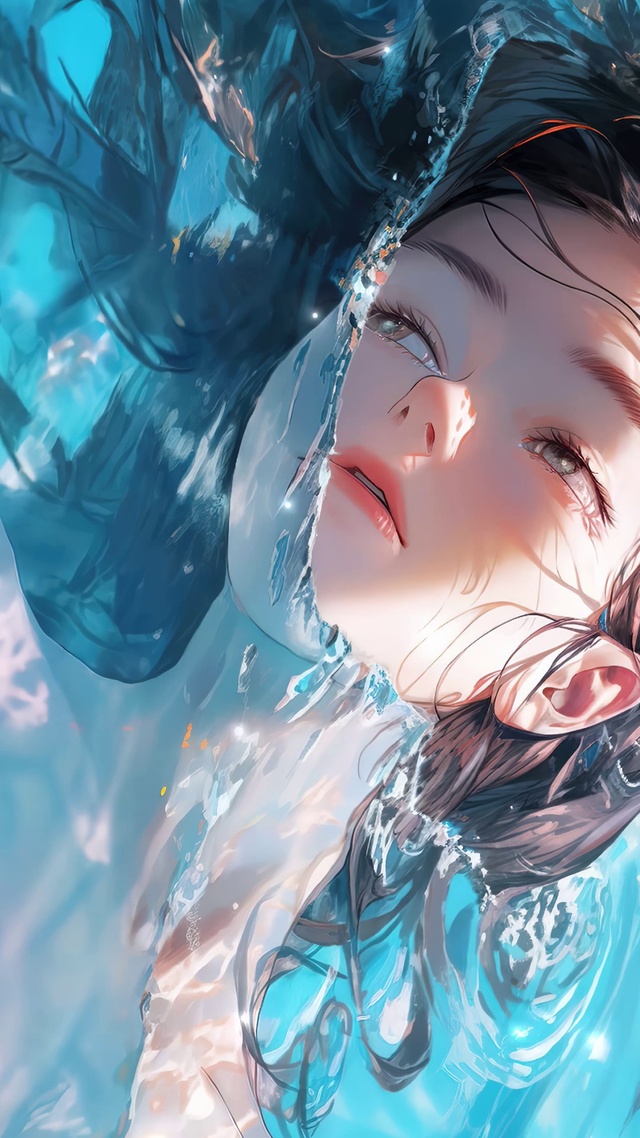 水中少女