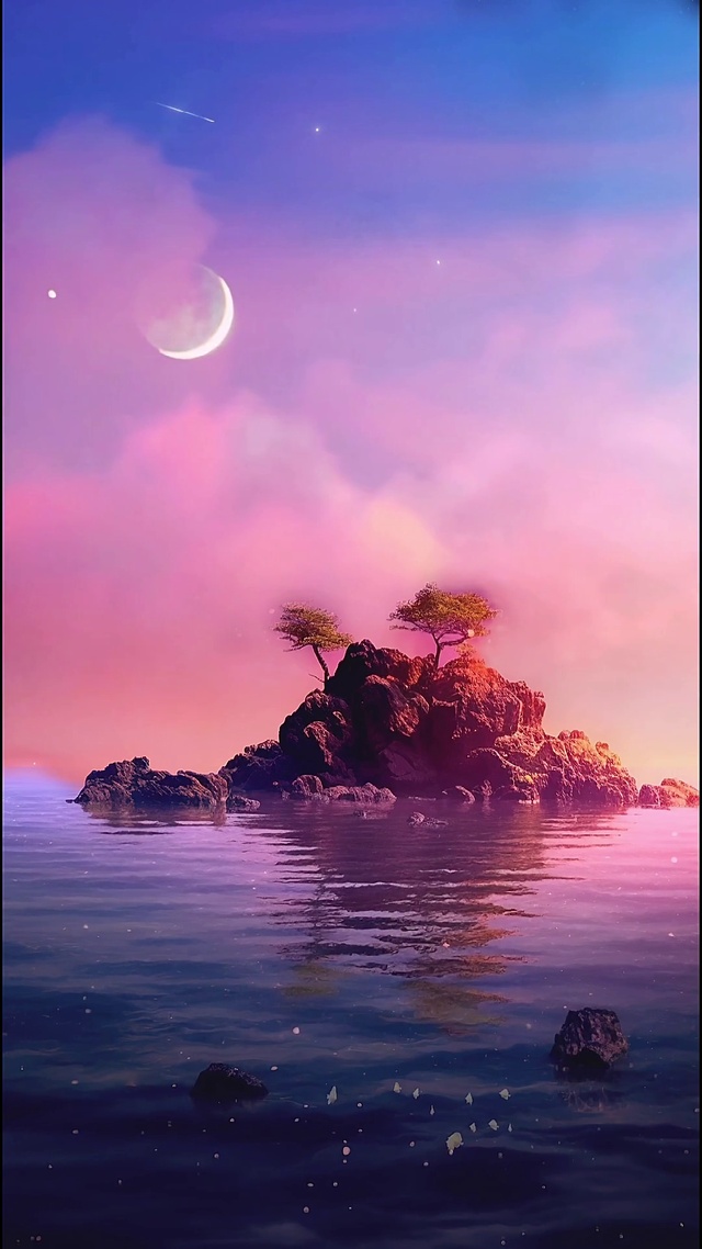 粉色天空