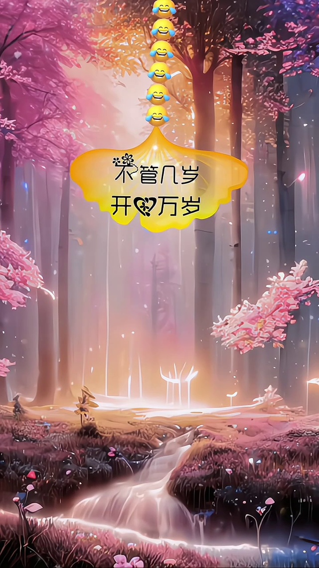 不管几岁，开心万岁。