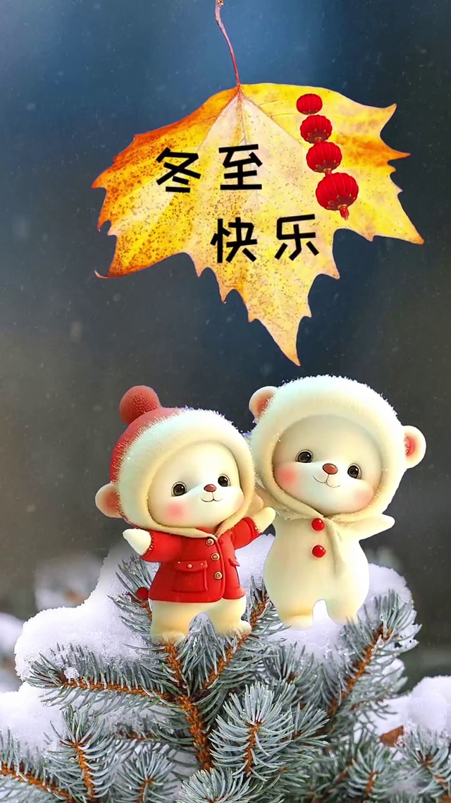 冬至快乐可爱版