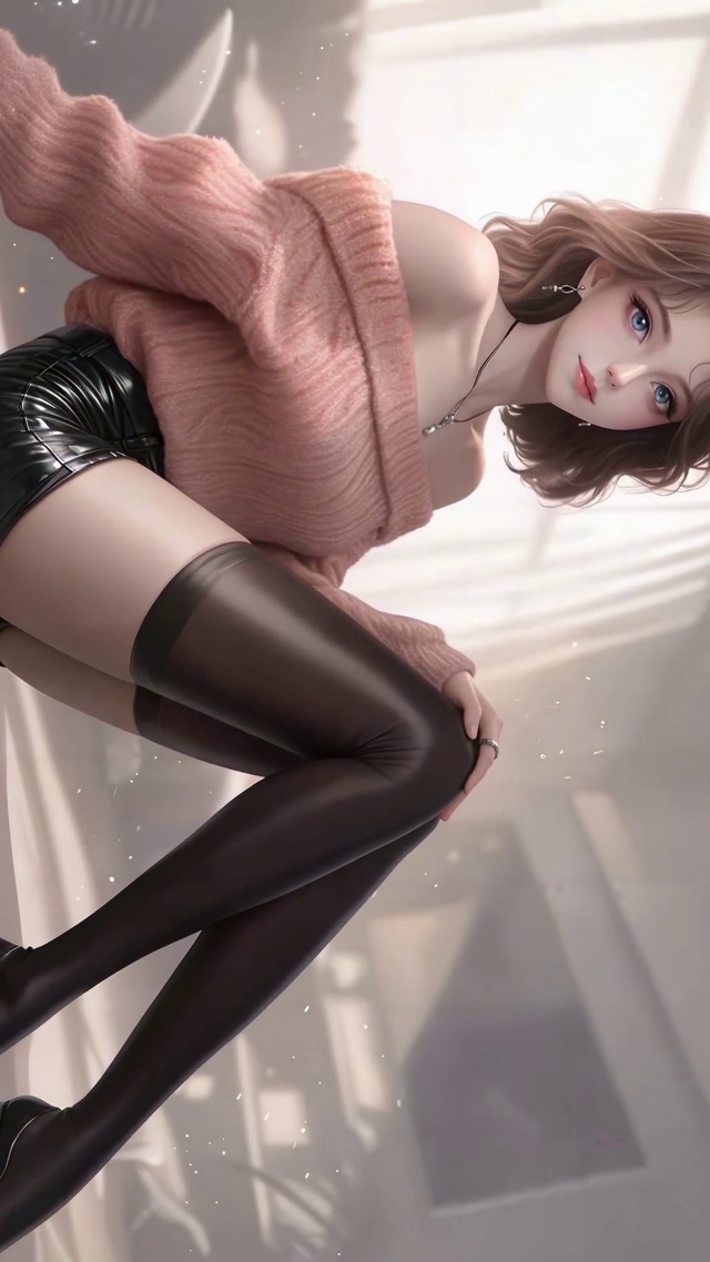 暖调毛衣少女灰原哀