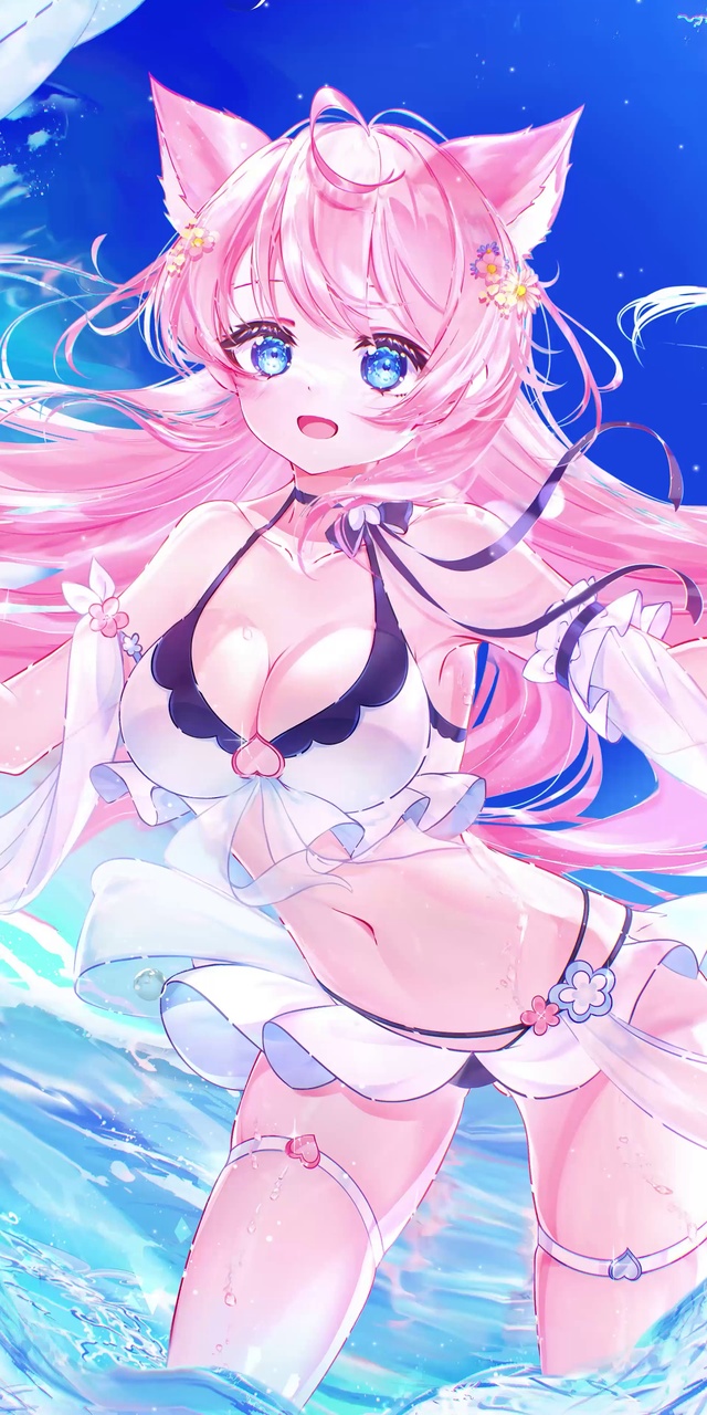 水着桃几-画师：花末Luna