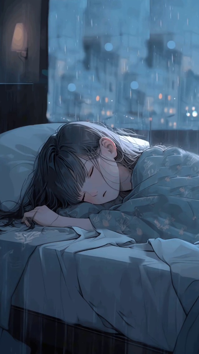 治愈夜晚少女
