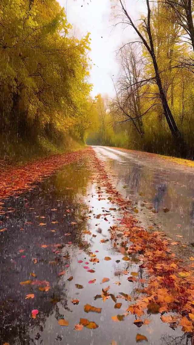 秋雨不觉醉 秋天来了