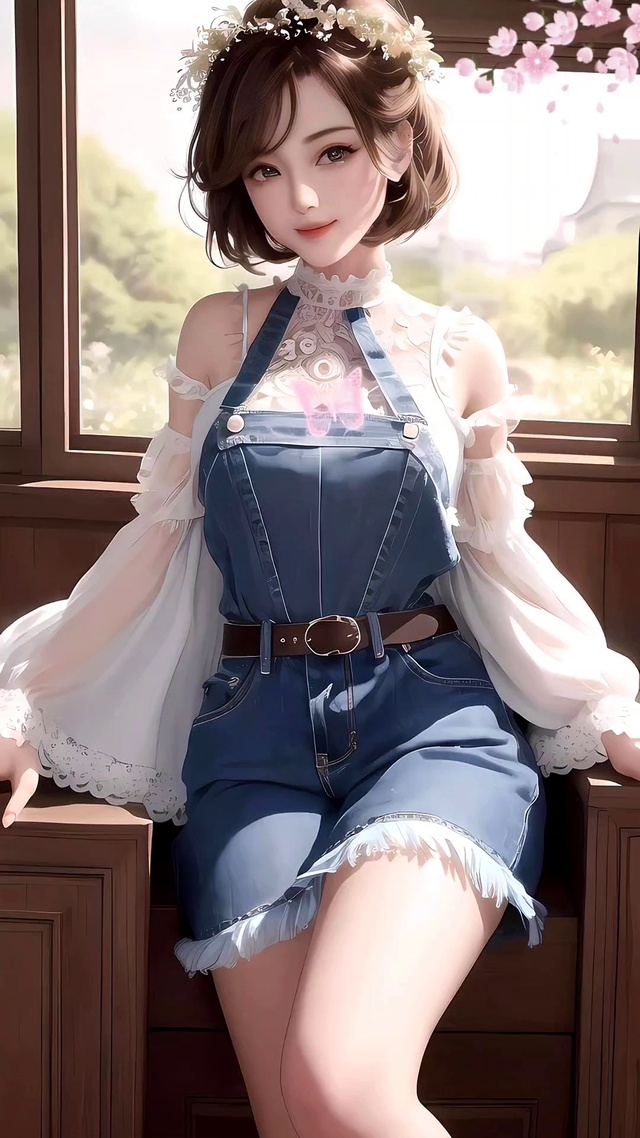 短发少女