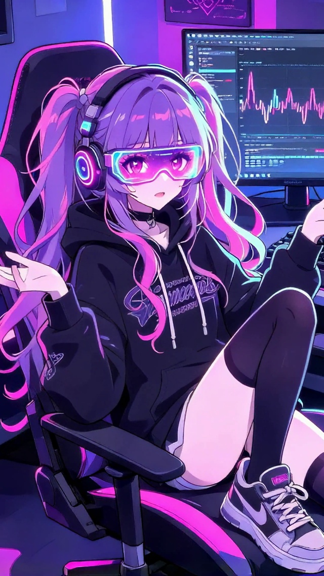 赛博朋克电竞美少女
