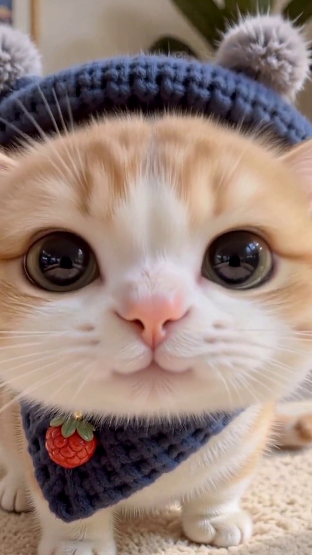 软萌可爱大眼橘猫