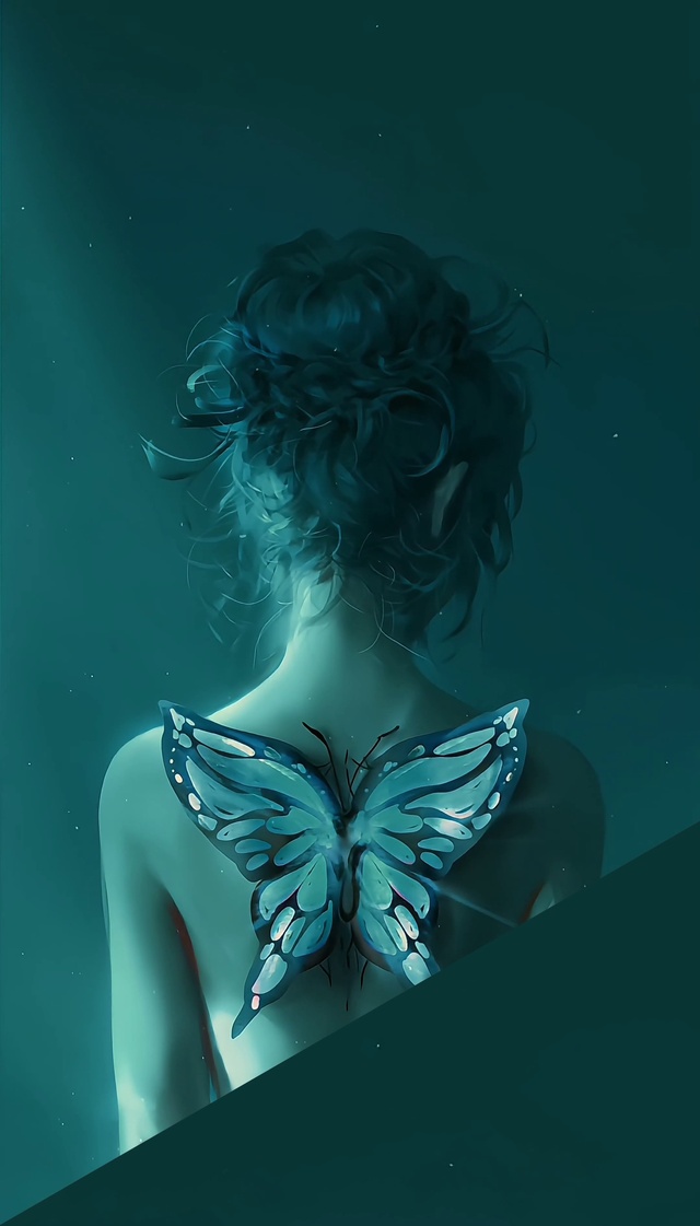 蝴蝶女神4K动态壁纸