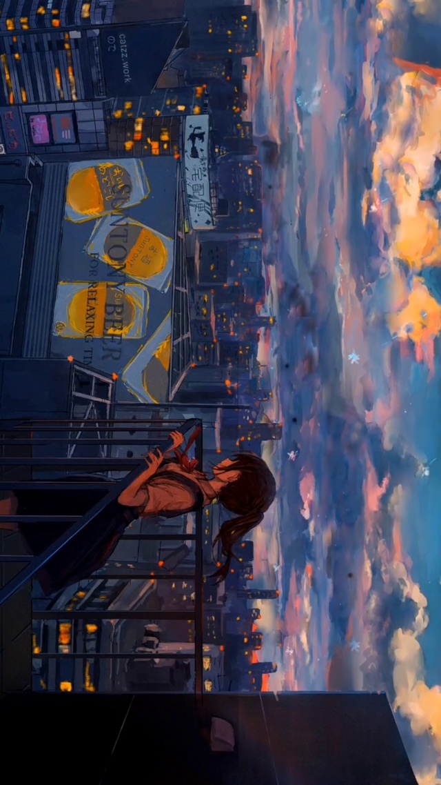 风中少女