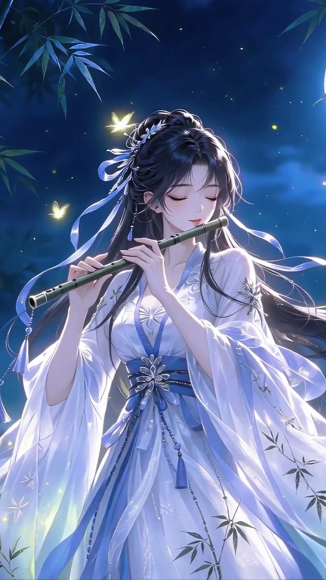 月下古风美人