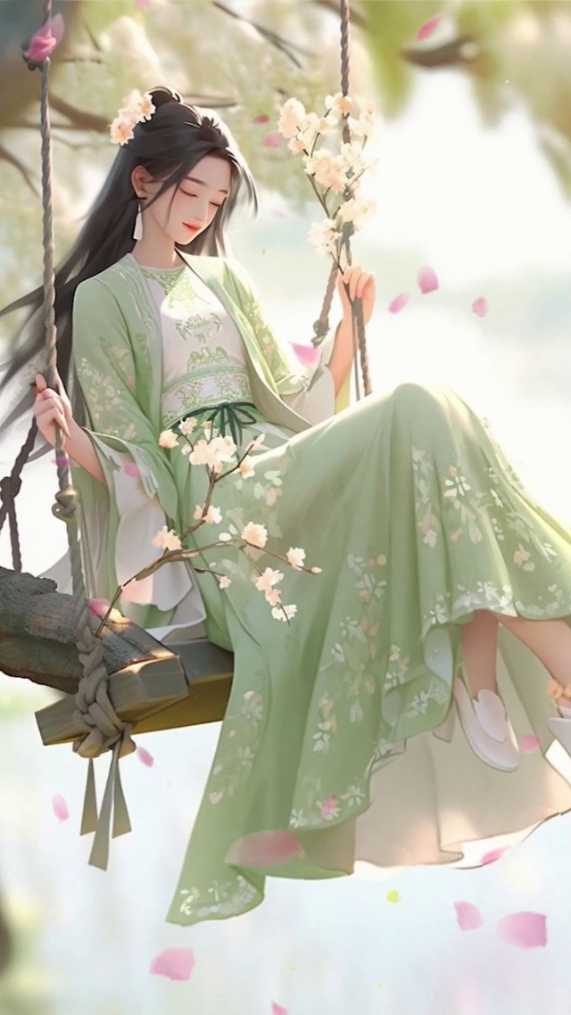 花飞扬秋千荡_1