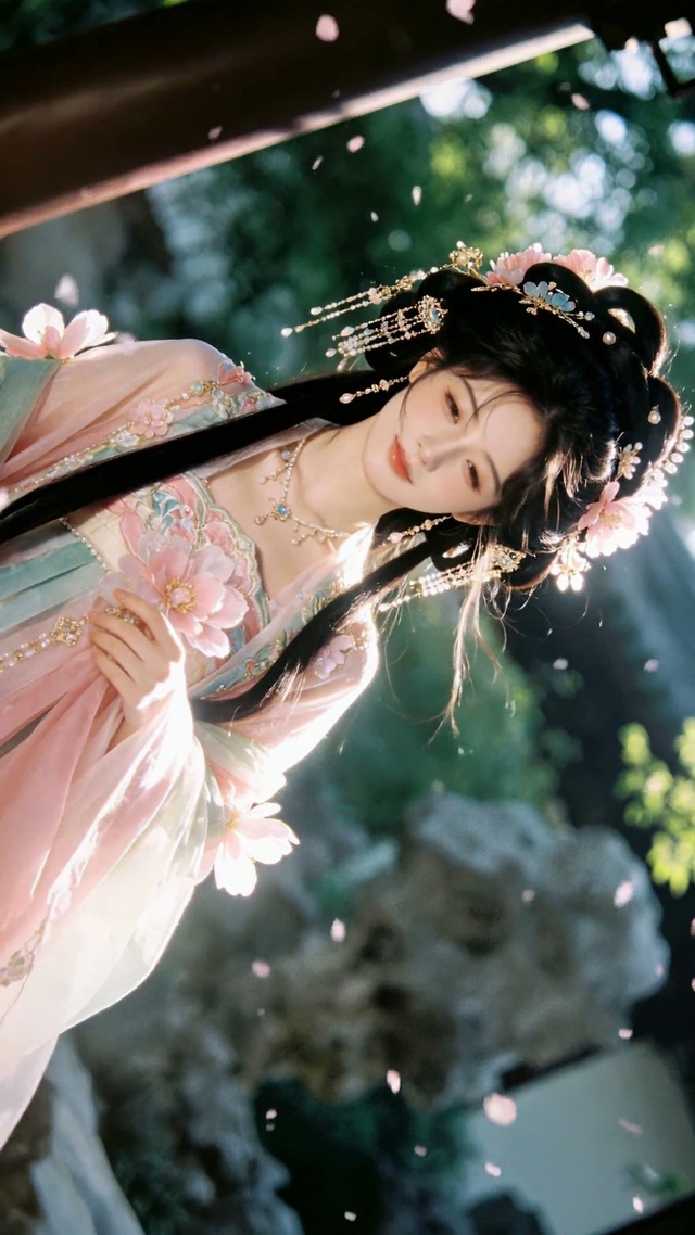 古风汉服樱花美人