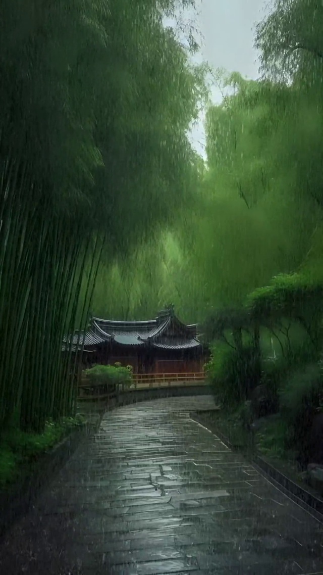 喜欢听雨落下的声音