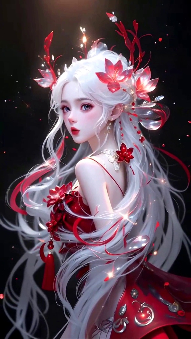 长发美女