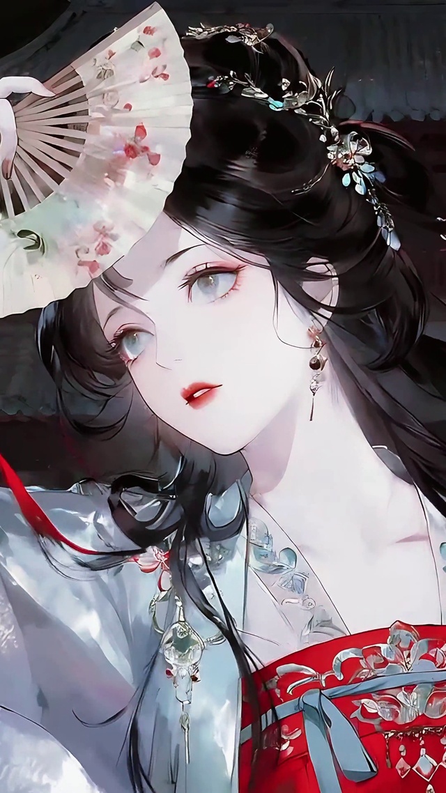 古风动漫少女-消暑舞姬